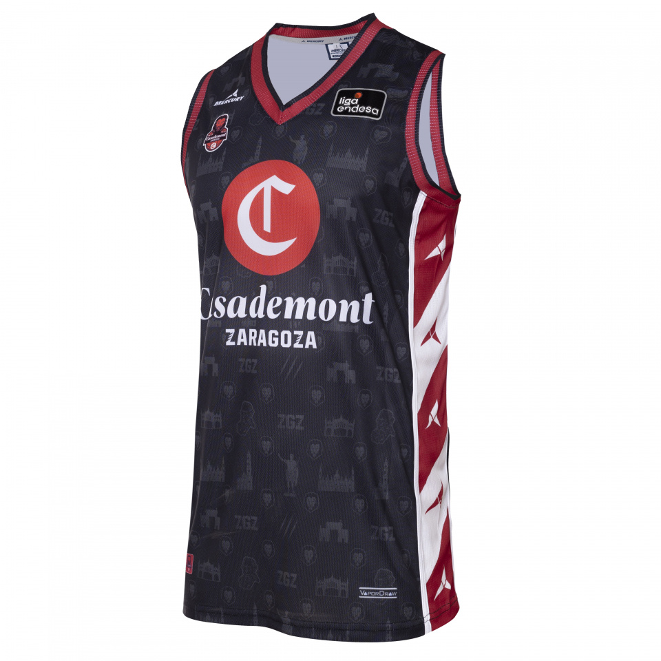 CAMISETA OFICIAL DE JUEGO NEGRA MASCULINA 24-25