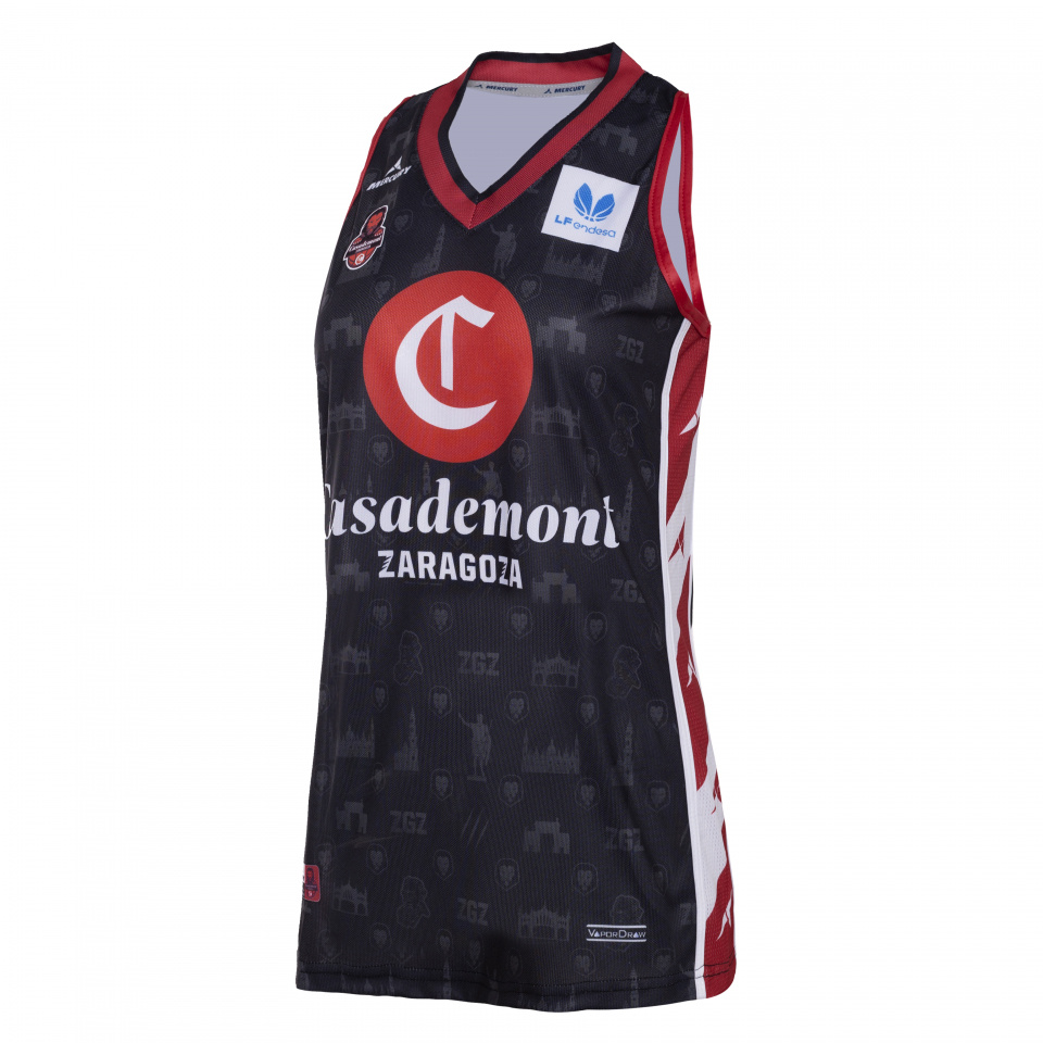 24-25 CAMISETA OFICIAL DE JUEGO NEGRA FEMENINA