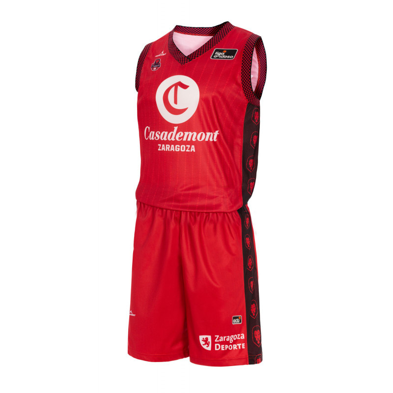 EQUIPACION INFANTIL ROJA SERIGRAFIADA + BALON FIRMADO