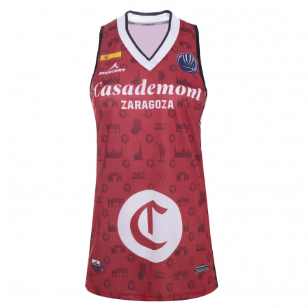 CAMISETA OFICIAL EUROLEAGUE WOMEN ROJA 24-25