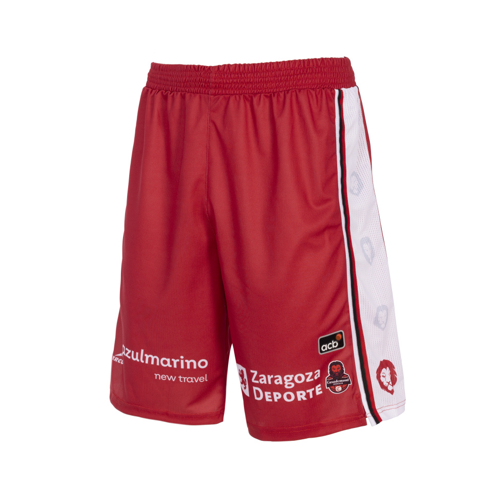 PANTALÓN OFICIAL DE JUEGO ROJO ACB 25-26