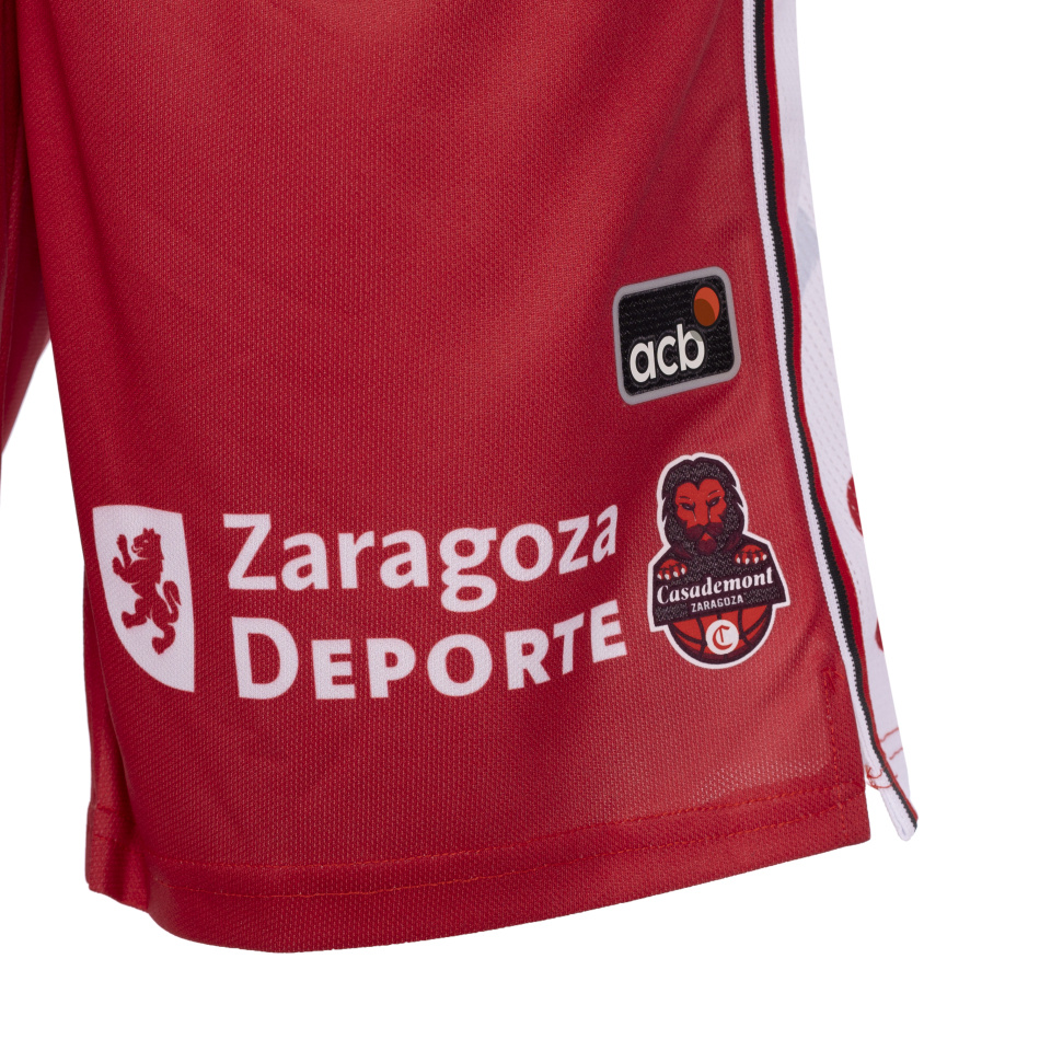 PANTALÓN OFICIAL DE JUEGO ROJO ACB 25-26