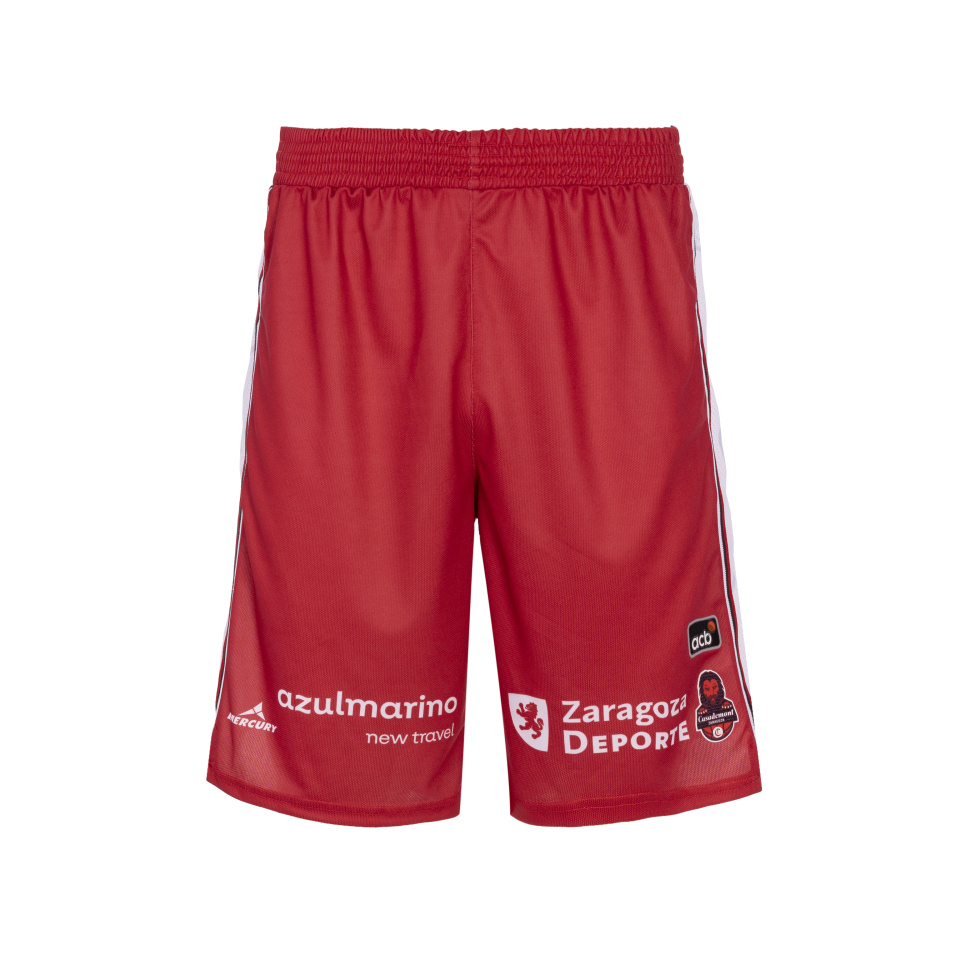 PANTALÓN OFICIAL DE JUEGO ROJO ACB 25-26