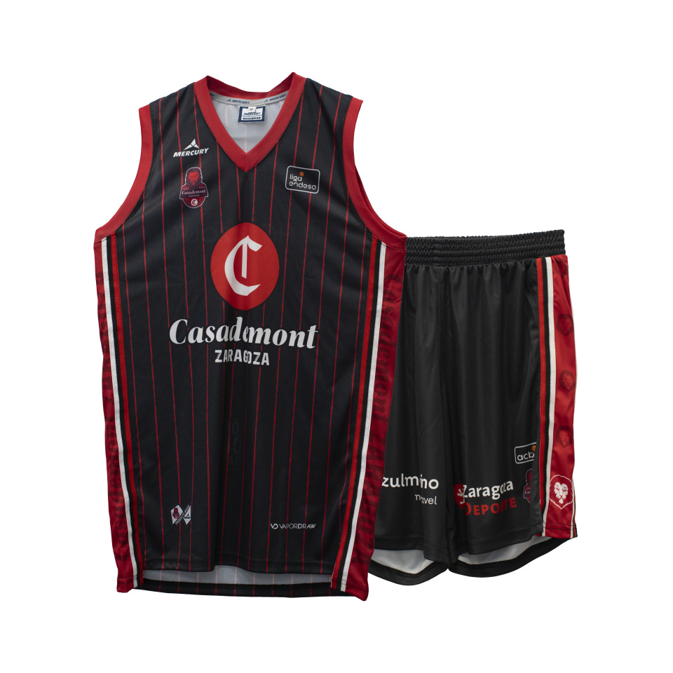 EQUIPACIÓN INFANTIL NEGRA ACB 25-26