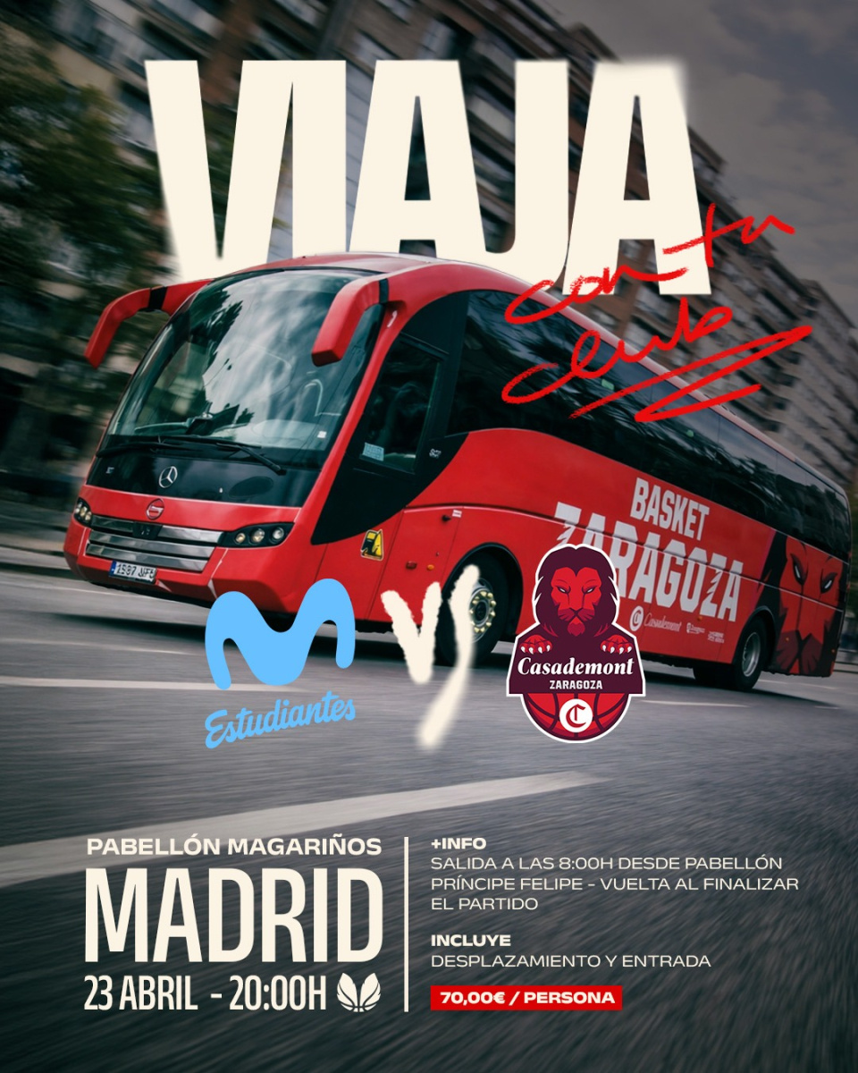 AUTOBÚS A MADRID - 23 DE ABRIL