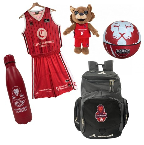 Pack de comunión con equipación infantil roja ACB