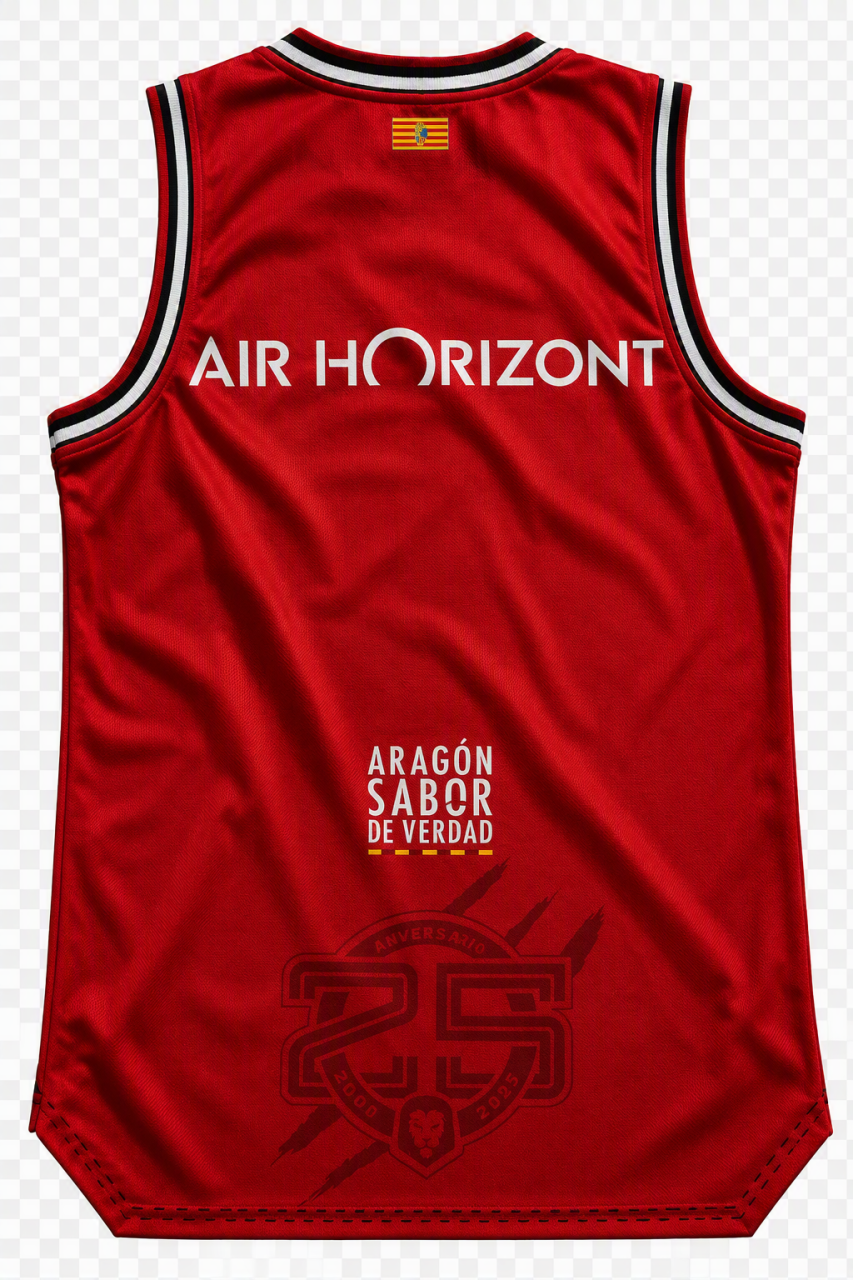 CAMISETA OFICIAL DE JUEGO ROJA ACB 26-27 