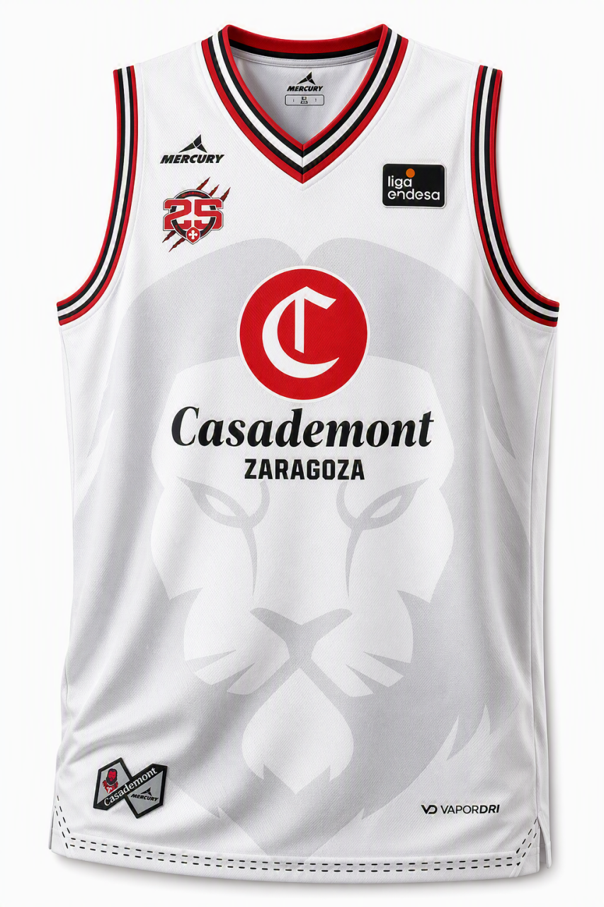 CAMISETA OFICIAL DE JUEGO BLANCA ACB 26-27