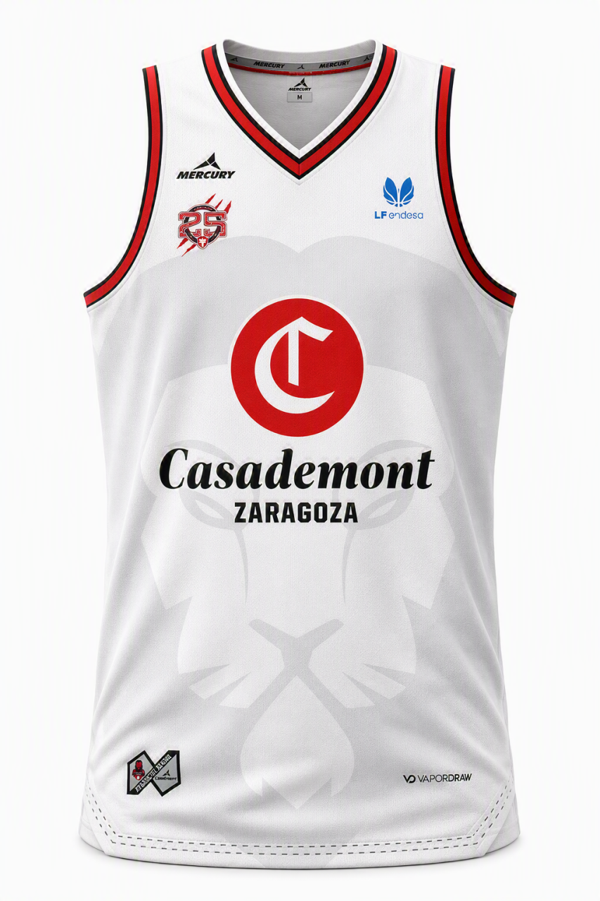 CAMISETA OFICIAL DE JUEGO BLANCA FEMENINA 26-27