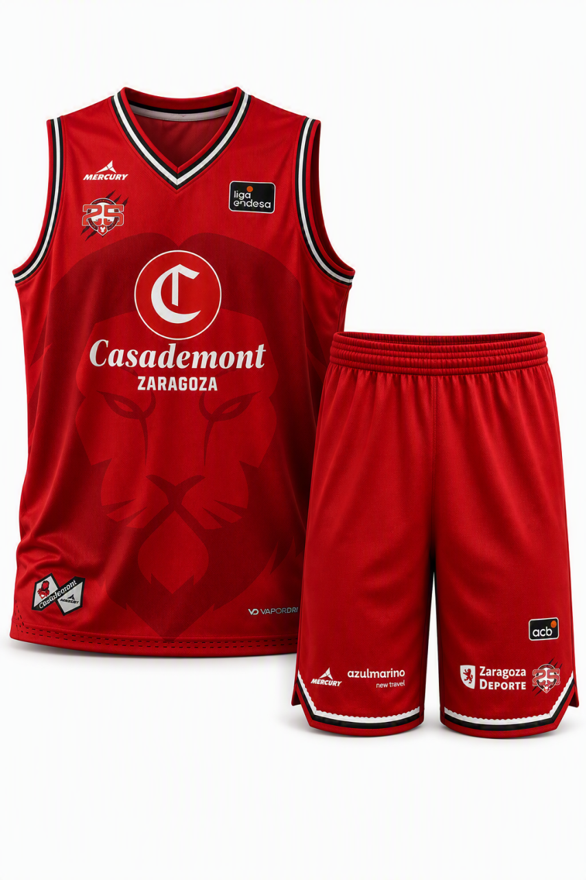 EQUIPACIÓN INFANTIL ROJA ACB 26-27 