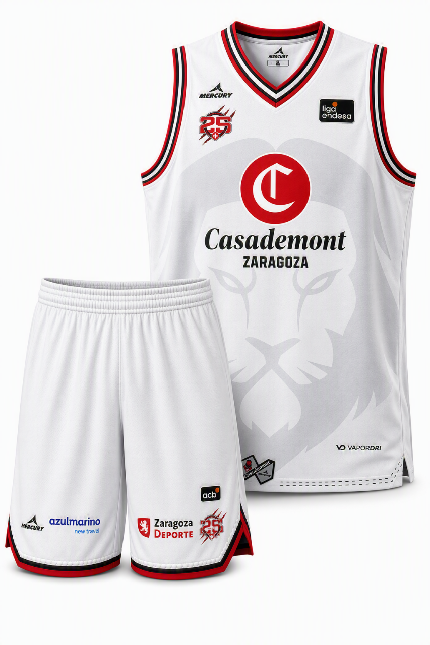 EQUIPACIÓN INFANTIL BLANCA ACB 26-27 